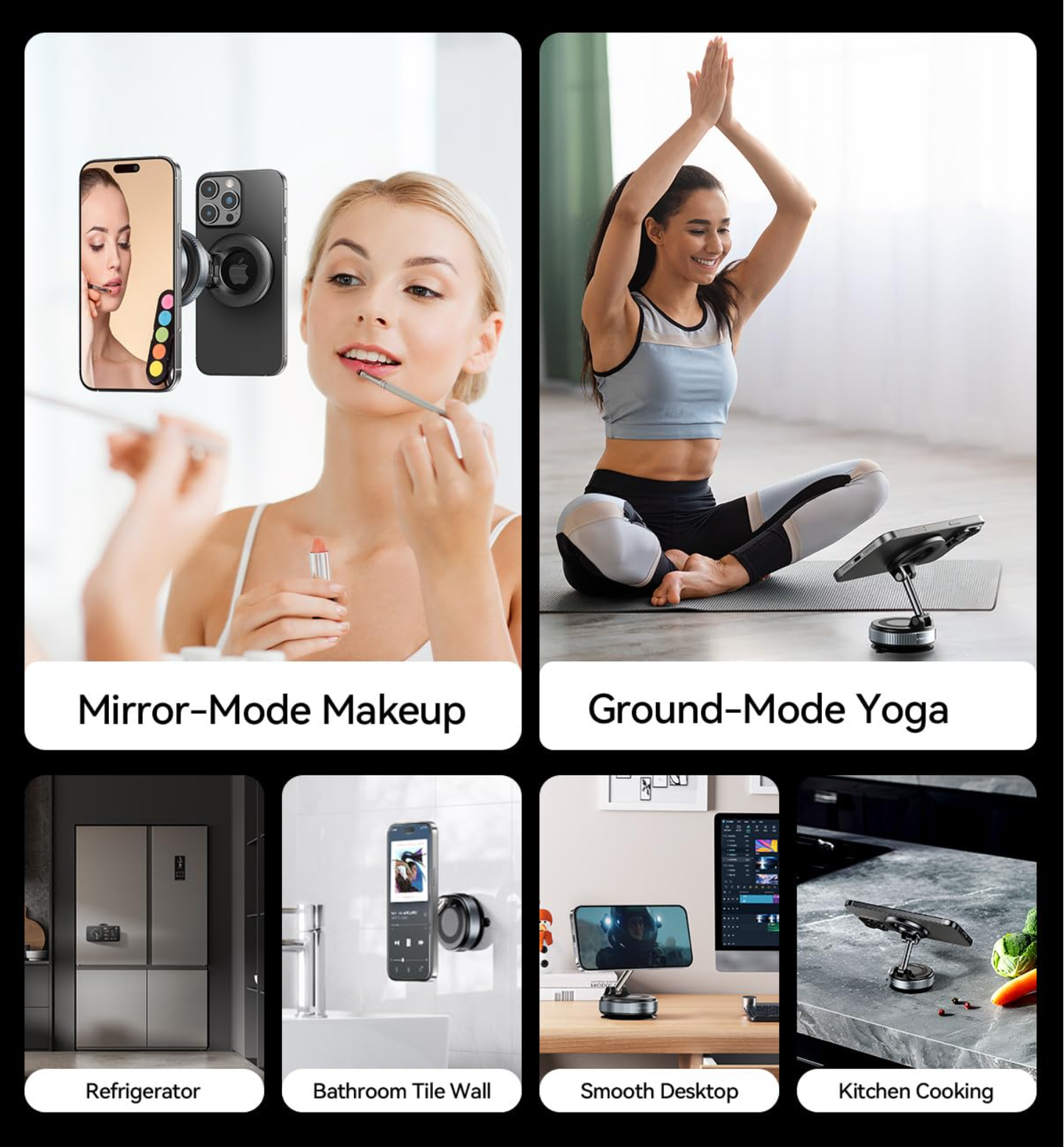 FoldGrip™ Vaccum Mobile Holder